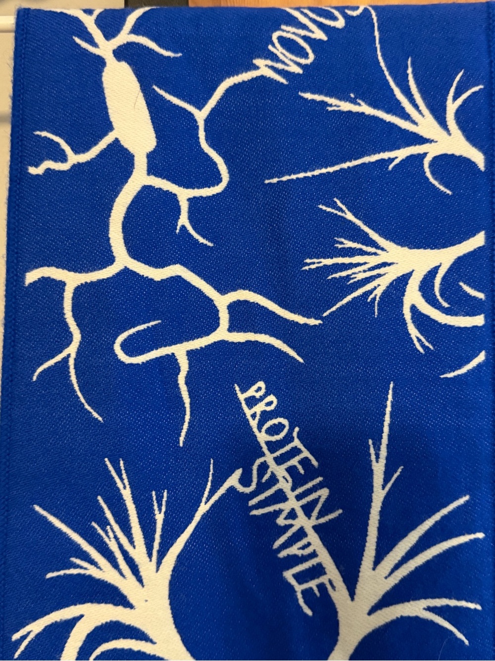Neuroscience Blue Biotechne Neuron Ruffneck Scarf - Picture 8 of 14